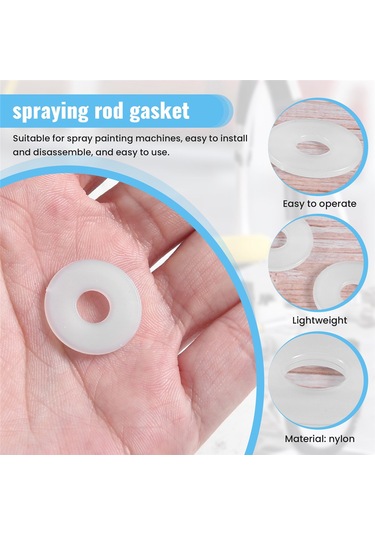 Xurunkeji 20 Adet Havasız Püskürtme Makinesi Aleti Uzatma Çubuğu Contası Püskürtme Çubuğu Contası Havasız Püskürtme Makinesi Aksesuarları