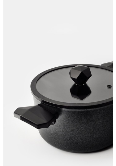 Gal Derin Tencere 24 Cm Siyah