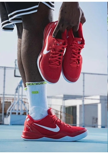 Nike Kobe 8 Protro 'university Red' Lımıted Edıtıon Kırmızı - Beyaz