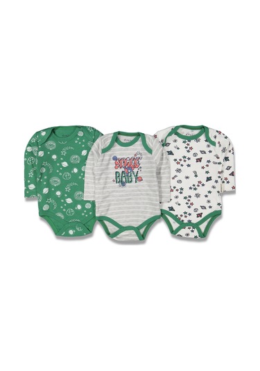 Space Tek Boy Üçlü Badi Yeşil