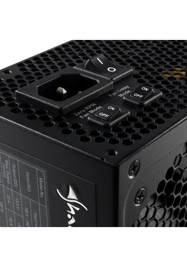 Sharkoon SilentStorm Cool Zero 850W 80+ Gold Tam Modüler PSU Güç Kaynağı