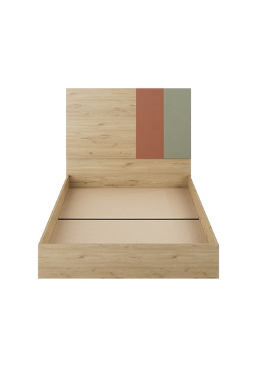 Adore Mobilya Terra Tek Kişilik Karyola-florida Meşe/Karışık Renk 107 x 110 x 205 CM