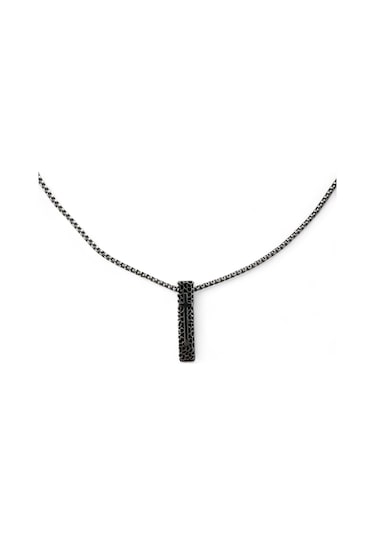 Çelik Koruyucu Haç Kolye Silver