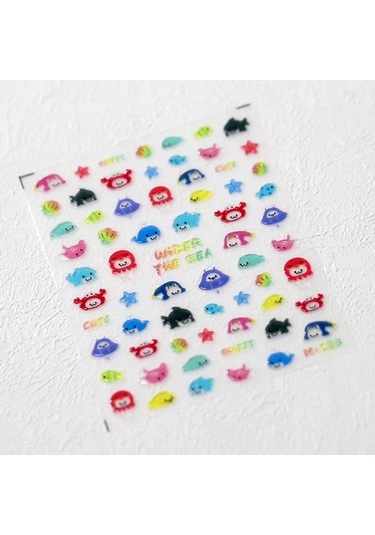 1 Adet 5d Mısır Kedi Nail Art Kawaii Çıkartmalar Bronzlaşmaya Karikatür Kedi Tasarım Kendinden Yapışkanlı Manikür Çıkartmaları Dekorasyon Aksesuarları Dıy 天空蓝