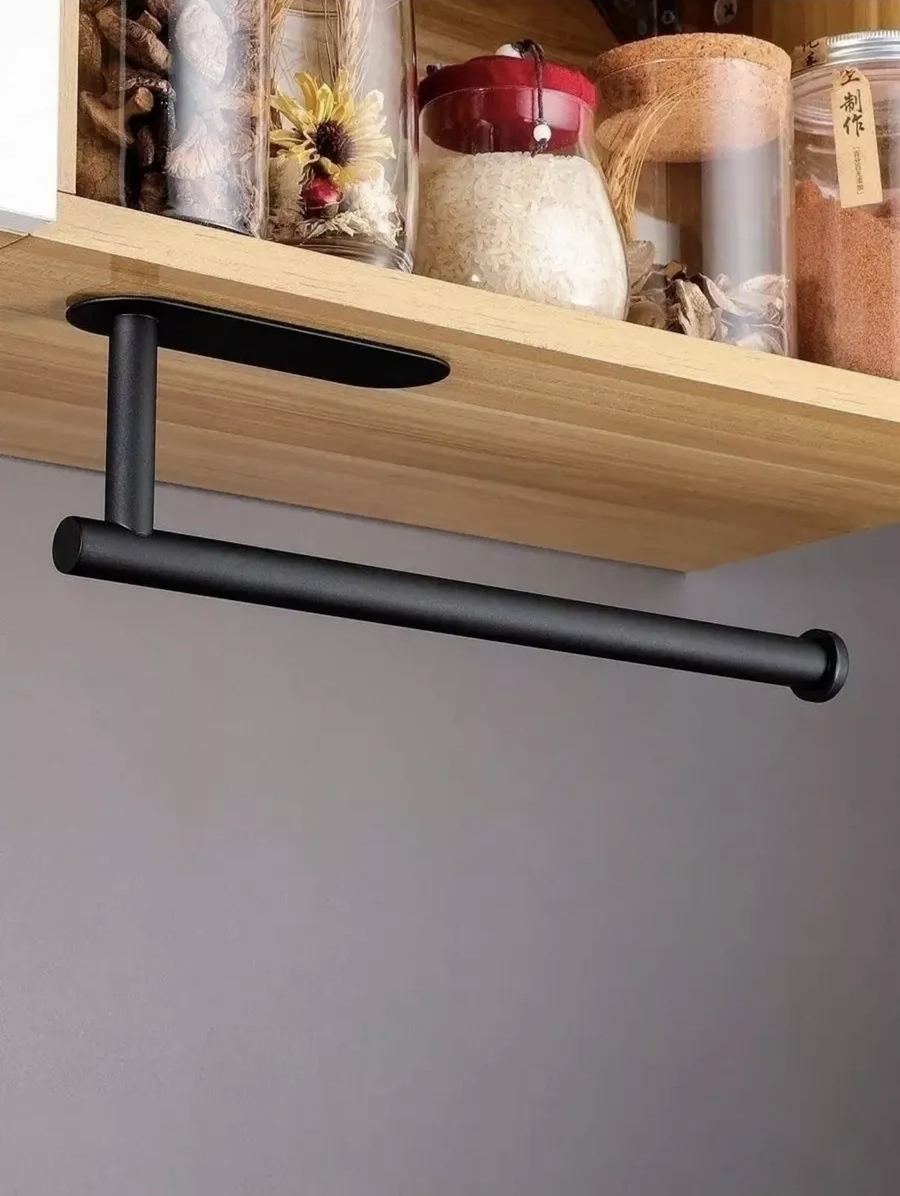 Karapi Tun Kendinden Yapışkanlı Kağıt Havlu Tutucu 211415387 Siyah