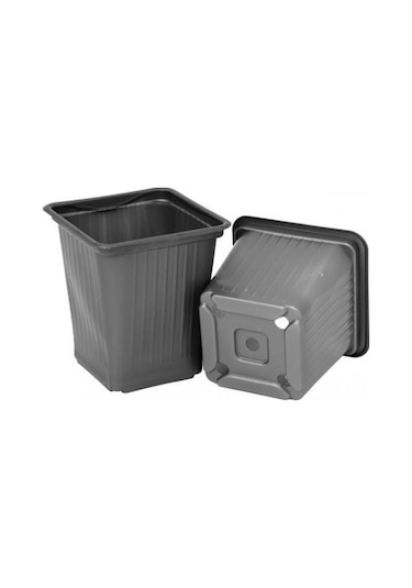 THERMOFORM KARE VAKUM SAKSI 100 ADET - ÜRETİM SAKSISI 9 CM