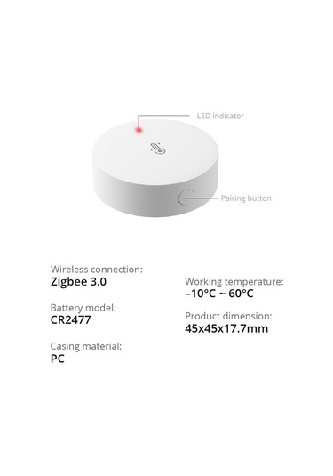 Sonoff Akıllı Ev Kablosuz Sıcaklık ve Nem Sensörü Dedektörü