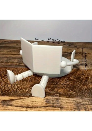 Willowhaven Beyaz Eklemli Pratik Ve Sanatsal Tuvalet Kağıdı Tutucu Ev Ofis İçin Beyaz