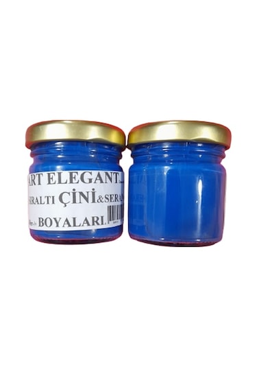 Art Elegant Çini Boyası Zem Mavi kobalt Mavi 8830 40 G Mavi