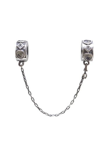 Nur Silver Taşlı Güvenlik Zinciri Nur-ch00022 Çok Renkli