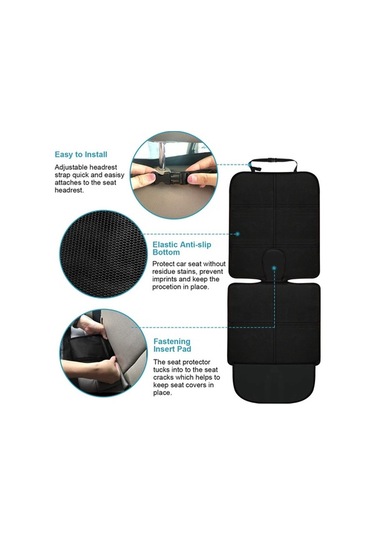 Ulzyvf Su Geçirmez Bebek Koltuğu Koruyucu - Kalın Pedli, Cepli, Evrensel Boy, Pratik