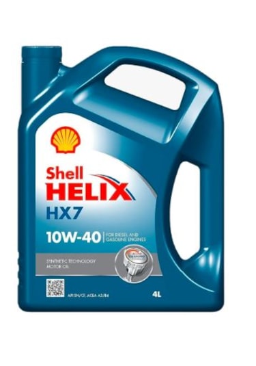 Shell Helix HX7 10W-40 Sentetik Motor Yağı