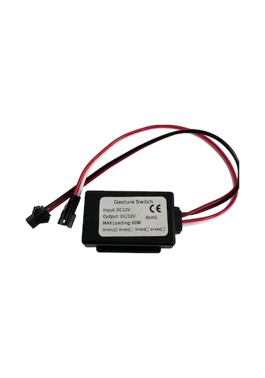 12 Volt 60 Watt El Hareket Algılama Sensörü Ayna Arkası Sensörü Banyo Aynası Sensörü Mobilya Sensörü Siyah