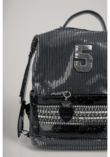 Ççs Kadın 17704 Omuz Ve Sırt Çantası Siyah