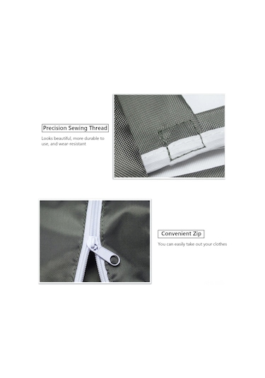 Symbee Mavi Kapı Arka Organizer: Çamaşır Saklama Çantası, Oxford Kumaş, Altı Zipli, Çok Amaçlı, Konforlu Askı Ve Uzun Ömürlü Tasarım Mavi