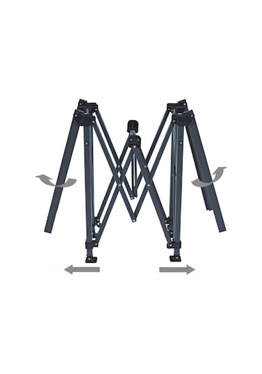 Freecamp Livin Alüminyum Katlanır Masa Antrasit