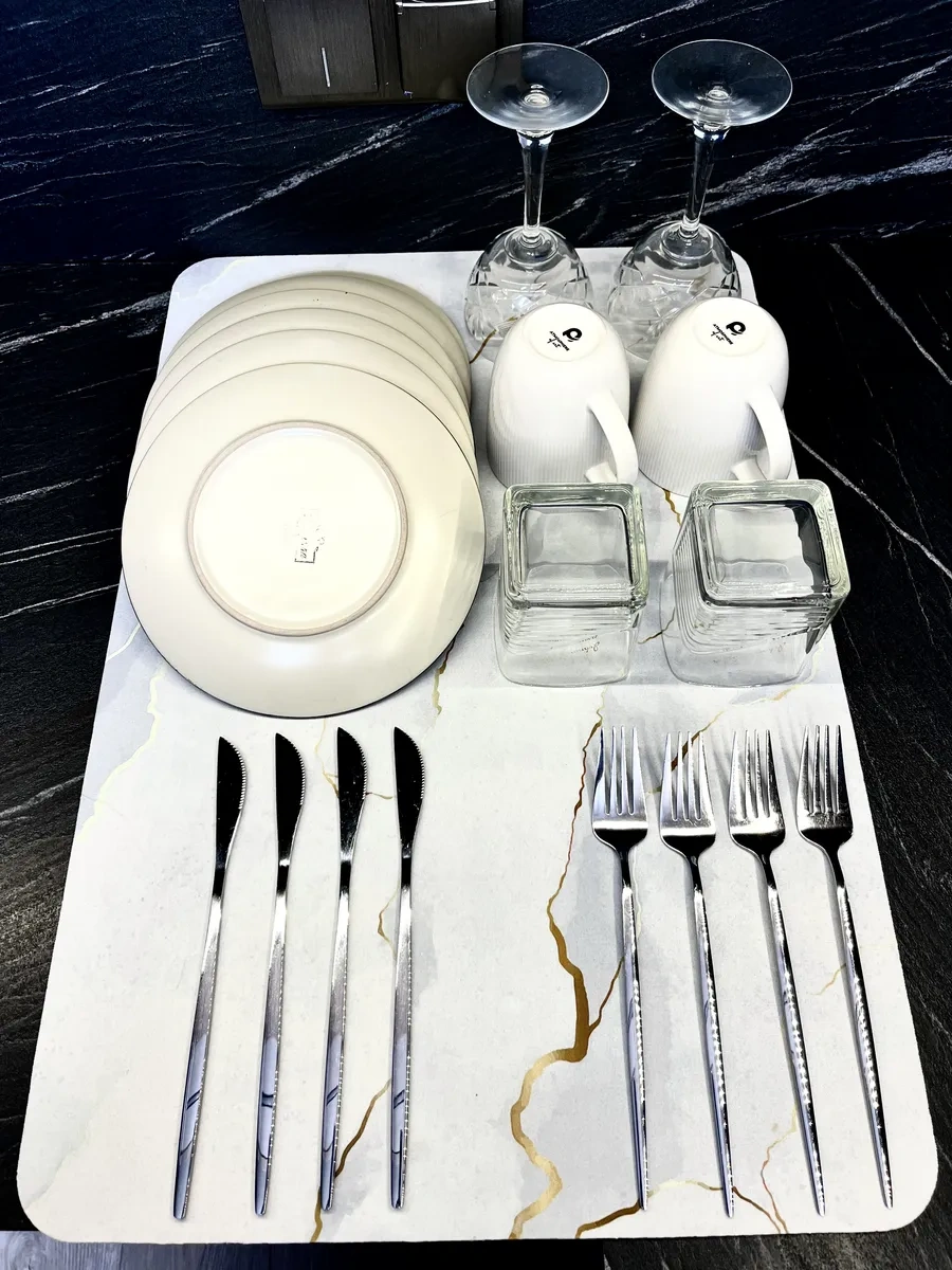 R&e Family Nanobükümlü Buharlı Bulaşık Paspası Emici 325615838 Beyaz