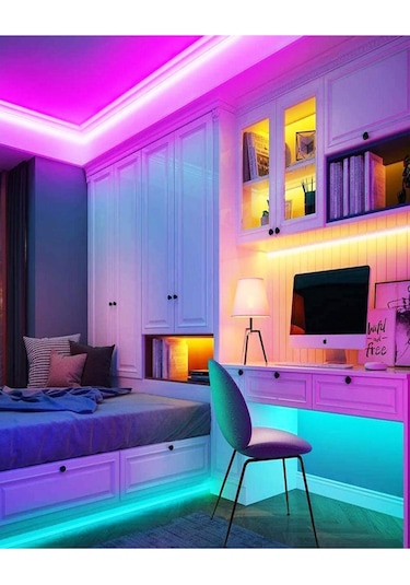 5 Metre Şerit Animasyonlu Tak Çalıştır Kumandalı Trafolu Rgbşerit