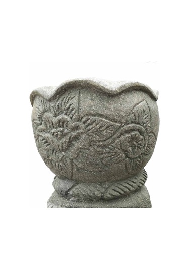 Dewi Oyma Taş Saksı Gri