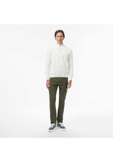 Nautica Erkek Krem Classic Fit Kazak Düz S57104t Krem
