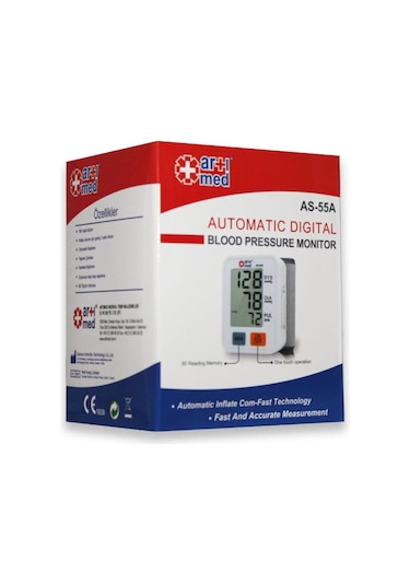 Artimed AS-55A Otomatik Türkçe Konuşan Dijital Tansiyon Aleti