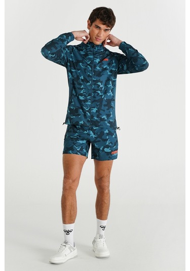Hummel Army Şort 932134-9815 Mavi