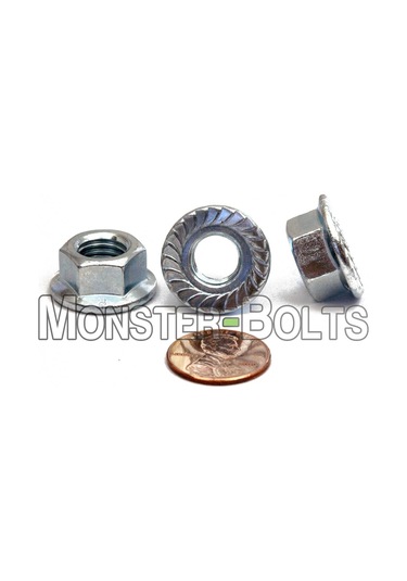 - M10 Tırtıklı Flanş Fındık, Dın 6923, Çinko Cr+3, 50 Paket