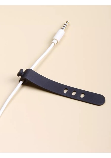 Wallard Kablo Klemensleri İçin Silikon Kelepçeler 10 Adet Siyah 226957148