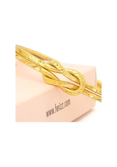 Altın Kaplama İmitasyon Başak Ajda Aşk Düğümü Bilezik Blz-3113 Altın