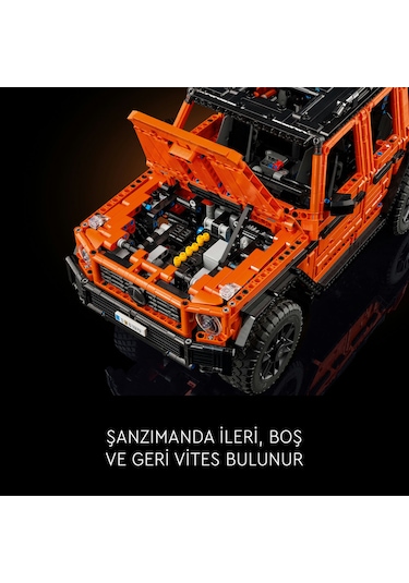 LEGO® Technic Mercedes-Benz G 500 PROFESSIONAL Line 42177 - Yetişkinler için G Sınıfı Koleksiyonluk Araba Modeli Yapım Seti (2891 Parça)