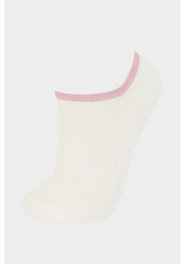 DeFacto Kız Çocuk 5'li Pamuklu Patik Çorap E6050A8NSKR1