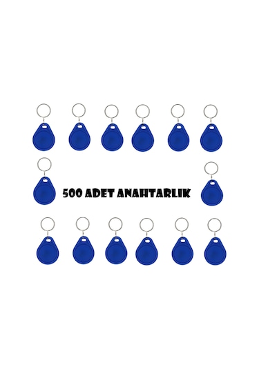 Electrimax Tag Manyetik Anahtarlık - 500 Adet Proximity Anahtarl