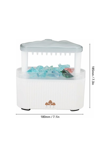 12w Kristal Nemlendirici Aromaterapi Difüzör 250ml Akıllı Uzaktan Kumanda Taşınabilir Otomatik Difüzör - V178 Balina Ab Tak