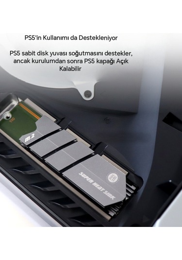 Ssd Soğutucu 2280 M.2 Nvme Soğutucu Aleminyum Pc Ps5/coldfish