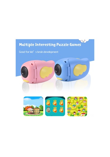 Ranyeek Çocuklar İçin Mavi 720p Dv Spor Kamerası - 2000w Piksel, Otomatik Işık Ayarlı, 32gb Ekstra Bellek Desteği, El Tutan Mini Fotoğraf Makinesi Mavi