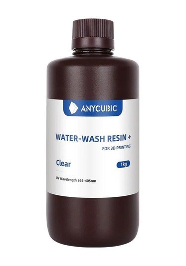 Anycubic Suda Yıkanabilir Şeffaf Reçine Plus 1 KG