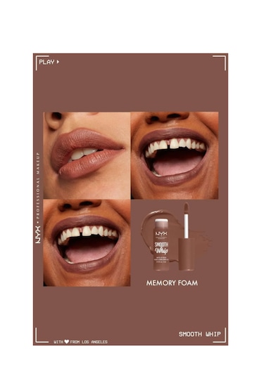 Nyx Professional Makeup Smooth Whip Kremsi Likit Mat Ruj - Memory