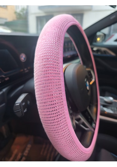 Replax Pembe Direksiyon Kılıfı Elastik 38 Cm Taşlı Diamond Pembe 1842052 Pembe