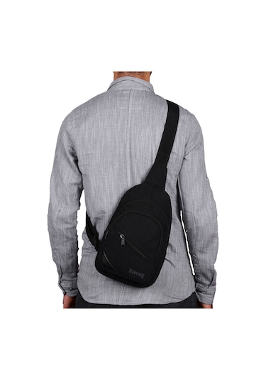 Strong Kanvas Çapraz Askılı Göğüs Ve Sırt Çantası, Body Bag Çanta (413681557)
