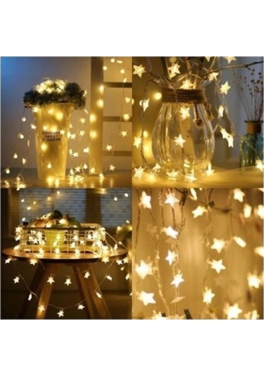 3 Metre Yıldız Şekilli Led Işık