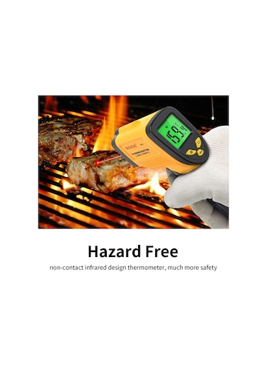 Boatshop1 Bsıde H1 Dijital Kızılötesi Termometre Et Buffalo Sütü Bbq Pişirme Non Contact Lazer Tabanca Abs Malzeme Pil İle Çalışır