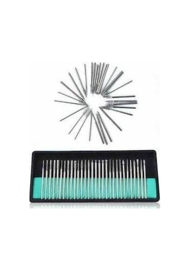 Elmas Camcı Seti 30 Parça Matkap Ucu Ahşap Oyma Freze Gravür