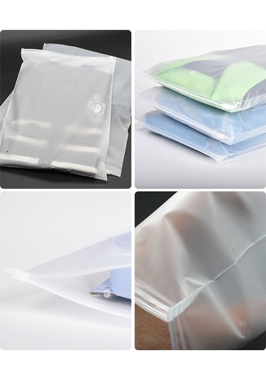 30x40cm 50 Adet Ambalaj Poşetleri Buzlu Çanta Fermuarlı Plastik Os5832-4 Diğer