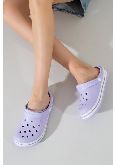 Carlaverde Doktor Hemşire Aşcı Havuz Günlük Comfort Terlik 5001 Lıla Lila