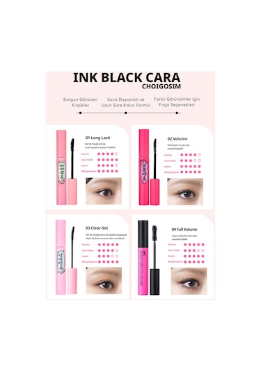 Peripera Ink Black Cara Choigosim 02 Volume Curling