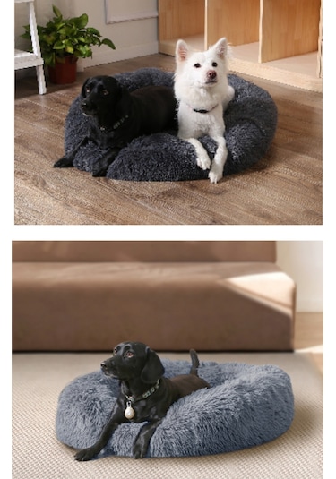 Leezsing Çıkarılabilir Yumuşak Yastık, Büyük Sakinleştirici Yastık, Yıkanabilir Evcil Hayvan Yastığı, Kendinden Isıtmalı Yastık Yatağı, Çeşitli Renkler