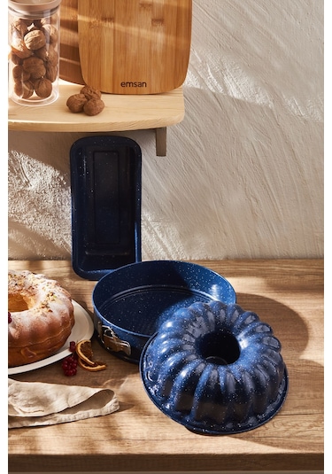 Emsan Wellbake 3'lü Kek Kalıbı Seti