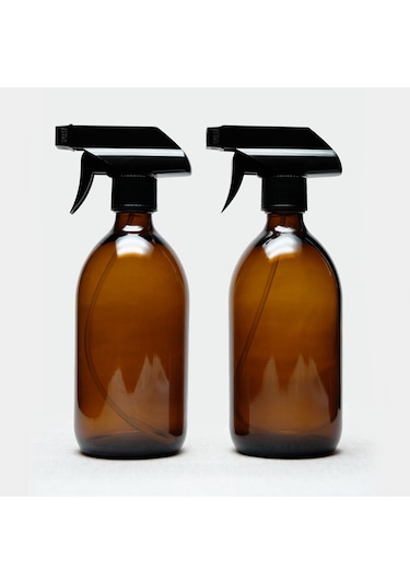 Trichi Design 500ml Amber Cam Sprey Şişe  2 Adet