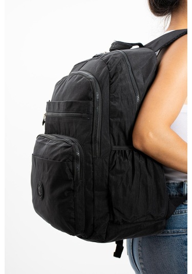 Ultra Hafif Çok Cepli Su Geçirmez Sırt Çantası Unisex Siyah Model: 571-1b - Siyah