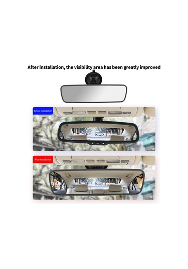 Reedark Geniş Açılı Emme Başlıklı Araç Dikiz Aynası - Suv, Kamyonet Ve Otomobiller İçin